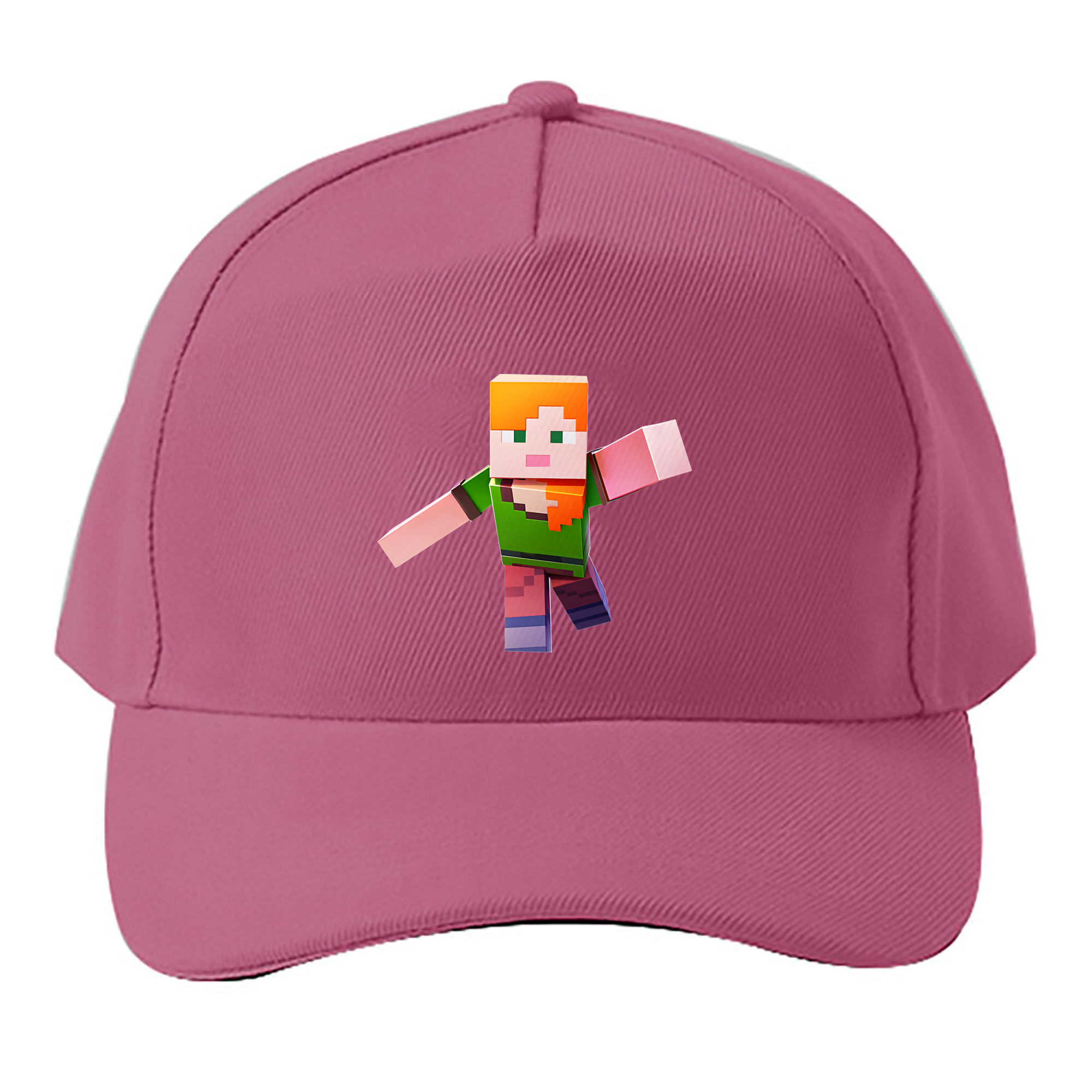 （画像用） マインクラフト ブロックの世界 Minecraft MC Block world ベースボールキャップ 綿100％ 男女兼用 帽子 スポーツ